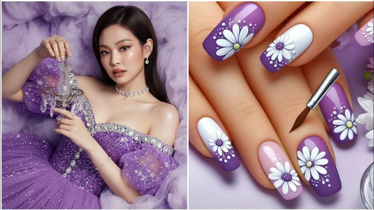 💜 Jennie vs same as nailpolish 💅✨#blackpink #jennie #kpop