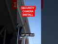 how to hide cable in soffit for camera installation #camerainstallation #cctvcamera #cablemanagement