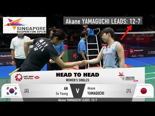 SINGAPORE Open | AN Se Young(KOR) vs (JPN) Akane Yamaguchi | Fantastic Game WOW class=