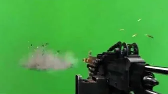 M249 gun green screen (chroma key) M249 gun green screen (chroma key)