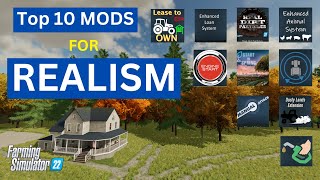 Learn how these 10 MODS can enhance your enjoyment of Farming Simulator 22