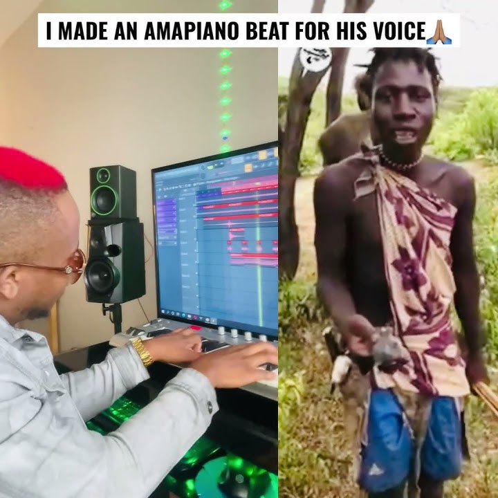 I MADE AN AMAPIANO BEAT FOR HIS VOICE🙏🏽  #killorbeezbeatz #theredhairproducer