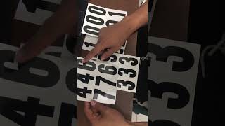 Affordable Adhesive Mailbox Number numbers and letters