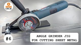 Angle grinder jig for cutting sheet metal #anglegrinder #tools #metal #handyman #design #homemade