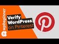How to Easily Verify Your WordPress Site on Pinterest