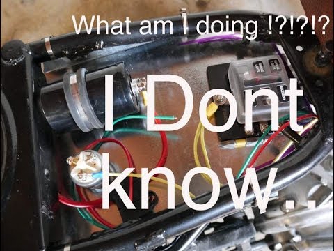 Starting the wiring for the xs650 - YouTube