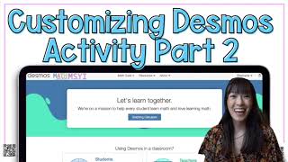 Celebrity How to Create A Custom Desmos Activity Part 2 Wealth