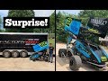 Surprising Carly with a Brand New Outlaw Kart! (Emotional)