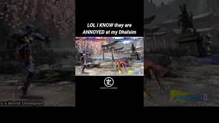 LOL I KNOW they are ANNOYED at my Dhalsim