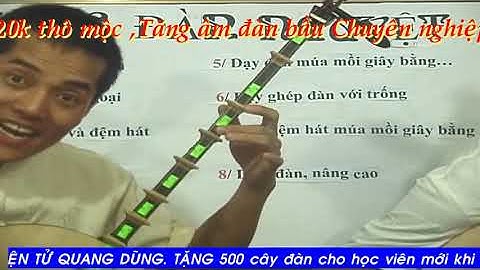 DẠY ĐÀN NGUYỆT p2.2  bài  2 CHO NGƯỜI DỐT CỰC DỐT CƠ BẢN 1