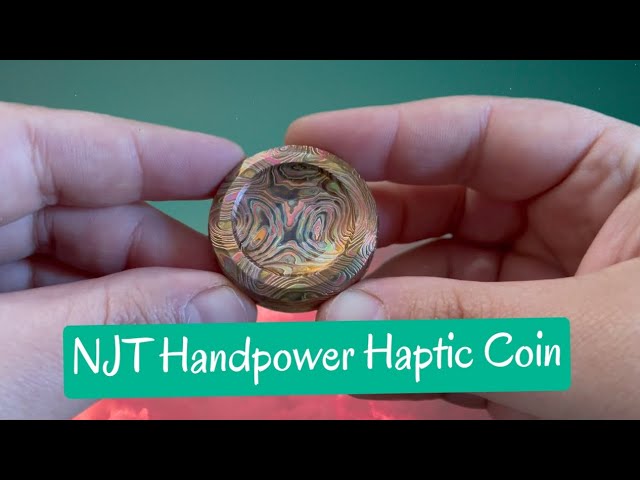 NJT HandPower Mini mount Coin フィジェットトイ Unboxing the NJT Handpower Haptic Coin - YouTube