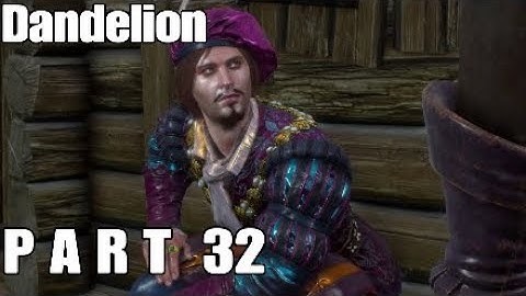 THE WITCHER 3 WILD HUNT: Walkthrough Gameplay Part 32 - Dandelion