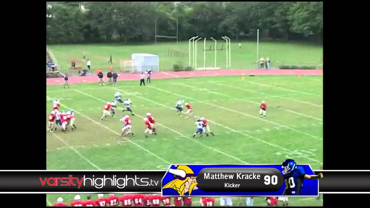highlight video gana Matthew Kracke Mid-Season Highlights 2011 (NV Demarest Norsemen Football)