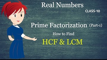 Prime Factorization, to find LCM and HCF- (PART-1) | Class 10 | Real Numbers | Math