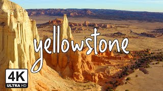Yellowstone 4k - Beautiful Relaxing Music and Breathtaking Nature (4K UHD)