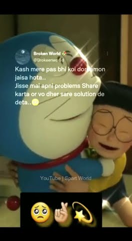 Doraemon jaisa dost😟 | Doraemon whatsapp sad status | Instagram story | Sad Reel Status