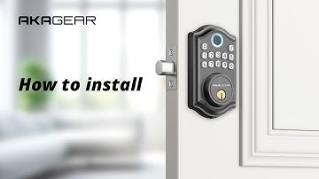How to install the AKAGEAR DS10 Lock