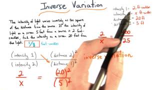 Inverse Variation Practice 2 - Visualizing Algebra