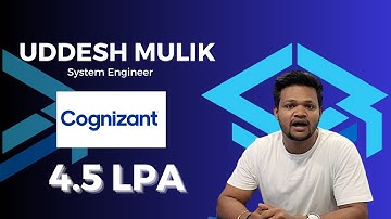 How Uddesh who had did not know coding earlier got placed in Cognizant for 4LPA - Cleancode Alumni