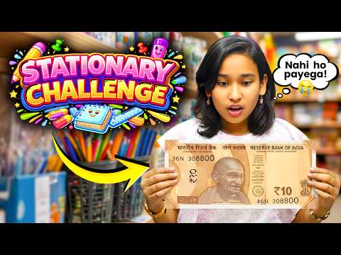 Stationery Under ₹10 Challenge! ✏️😱|  Impossible Challenge! ✏️💰
