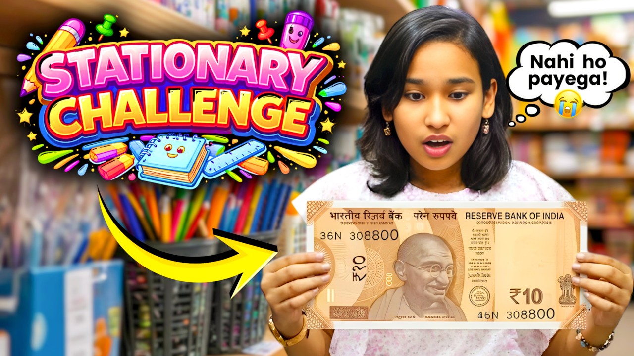 Stationery Under โน10 Challenge! โ๏ธ๐ฑ| Impossible Challenge! โ๏ธ๐ฐ