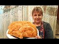 Чебуреки с мясом! МУКА +ВОДА+МАСЛО! Чебуреки у Любани! Chebureks with meat! FLOUR + WATER + OIL!