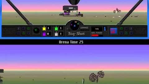 Tank Battle prototype rev. 4/21/92 MAME Gameplay video Snapshot -Rom name tankbatl-