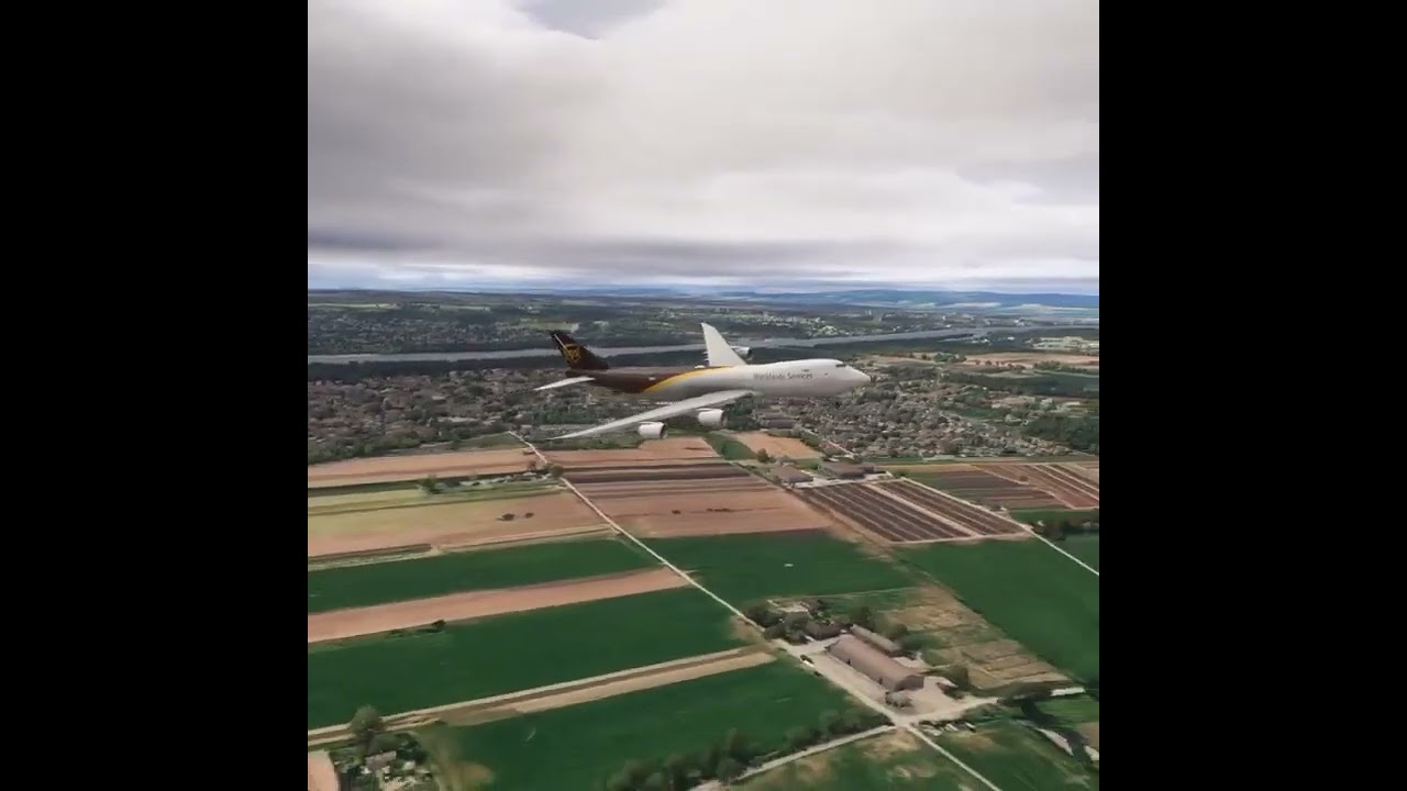 The most realistic 747 flight ever? 😱 #aviation #flightsim