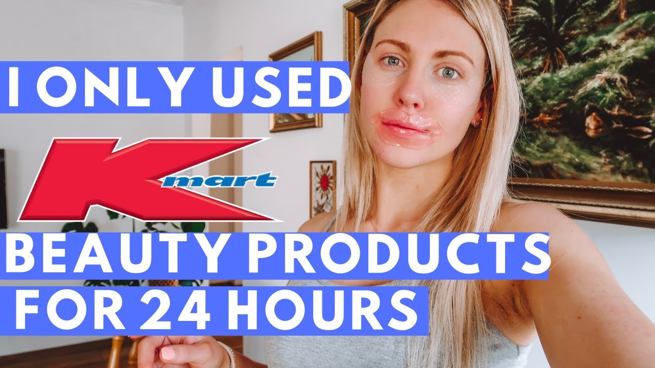 I ONLY used KMART Beauty and Skincare PRODUCTS for 24 HOURS!!! HONEST