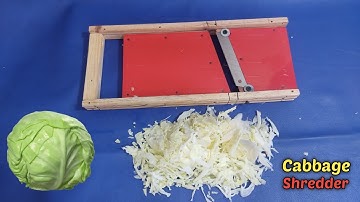 How to Make a Cabbage Slicer Machine !! DIY Cabbage Shredder Machine @TM Makers