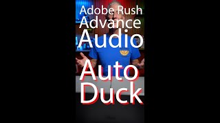 Adobe Rush Advance Audio Auto Duck screenshot 1