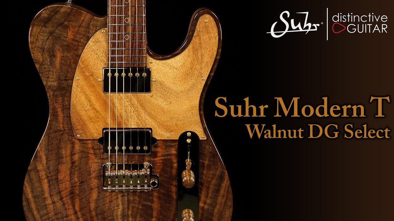 Suhr Modern T Custom Distinctive Select #40 Figured Walnut JS2D3Z