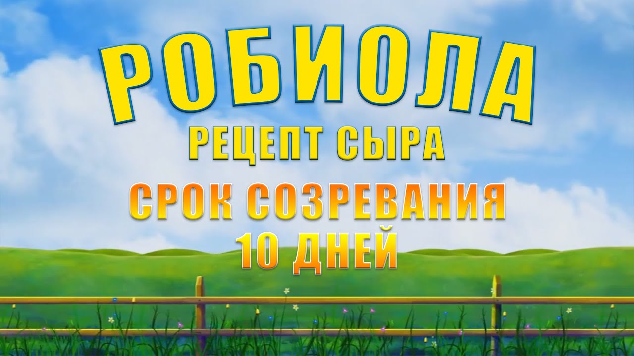 СЫР РОБИОЛА - РЕЦЕПТ (ВИДЕО №1)