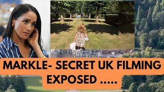 MARKLE SECRET UK FILMING EXPOSED #meghanmarkle #princeharry #royal