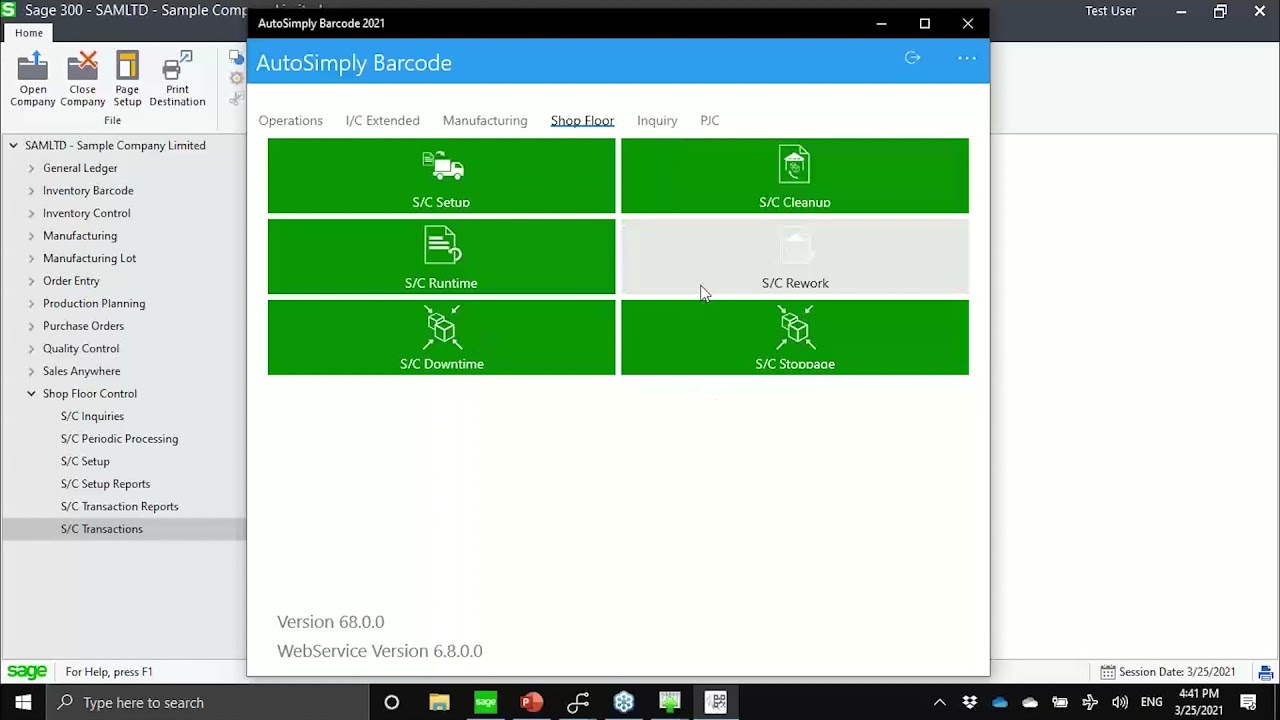 AutoSimply Shop Floor Control