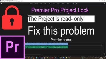 Project Locking in Premiere Pro, How To fix locked Premiere Pro Projects, Premier Pro Error, (hindi)