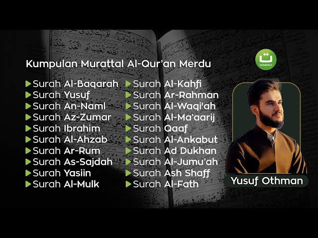 Kumpulan Murottal Al Qur'an Merdu - Playlist Yusuf Othman class=