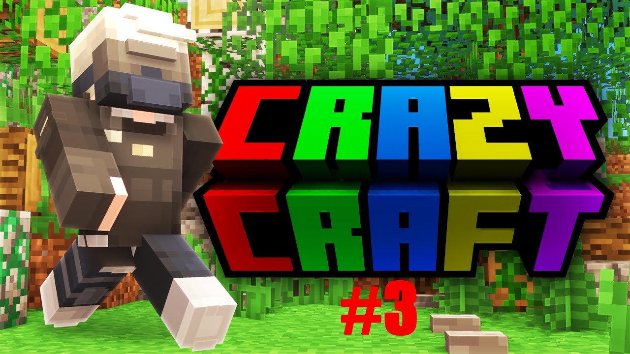 I Went To The Nether In Minecraft Crazy Craft Episode 3 - YouTube