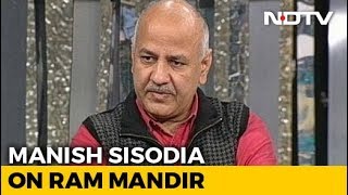 "Why Not Build University In Ayodhya": Manish Sisodia Amid Ram Temple Row