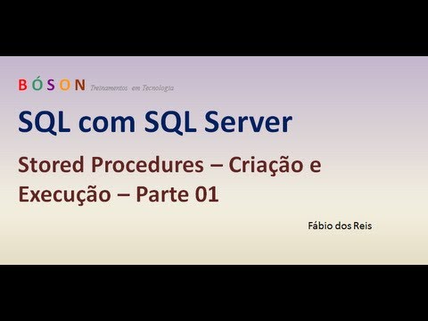 Vídeo: Onde estão os procedimentos armazenados no SQL Server?