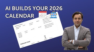How I Built a Tailored 2026 Events Calendar in 10 Minutes with ChatGPT Agents
