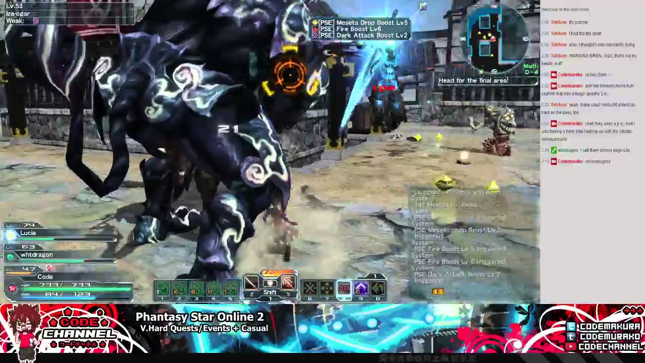 PSO2 -- Oni Planet (Aug 24th 2015) - YouTube