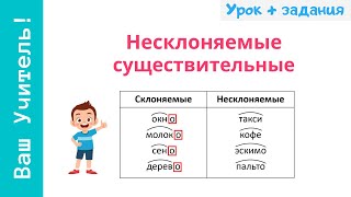 Несклоняемые имена существительные. Как определить несклоняемое существительное?