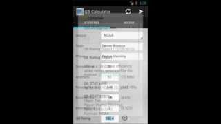 Android QB Passer Rating App screenshot 3