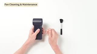 Aecooly PM02 Portable High-Speed Misting Fan Cold Air - Unboxing & How to Use