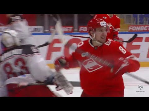 Первый гол Заседы в КХЛ / Matvei Zaseda first KHL goal