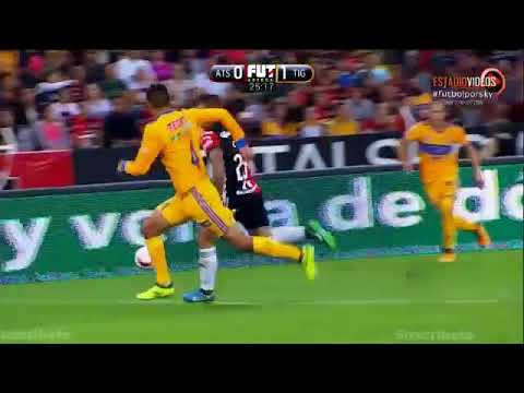 Atlas vs Tigres 2017 1 1 GOLES y RESUMEN COMPLETO LESIÓN DE USTARI ...