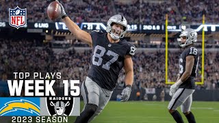 Raiders’ Top Plays From Week 15 Win vs. Chargers | 2023 Regular Season Week 15 | NFL