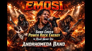 EMOSI – Andrhomeda Band | Suno AI Cover | Power Rock Energy | Festival Rock Indonesia
