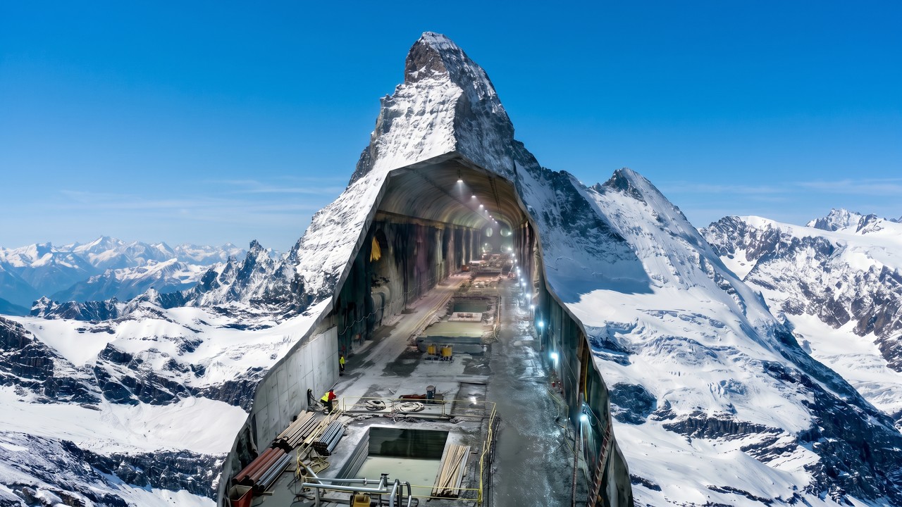 They Hollowed Out an Entire Swiss Alp for This Power Plant
